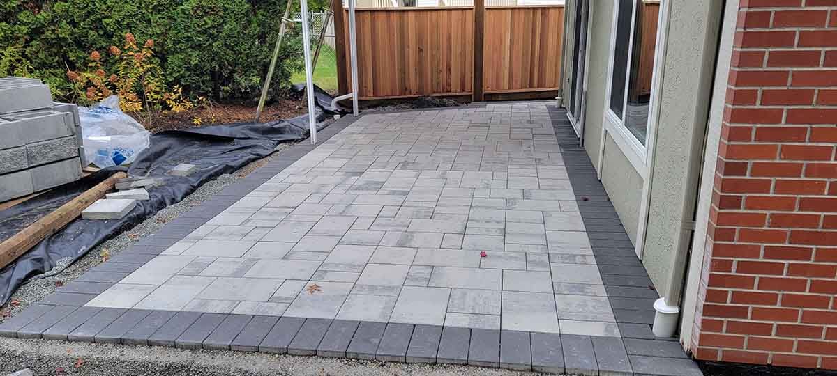 Abbotsford Backyard Paver Patio Reno 10