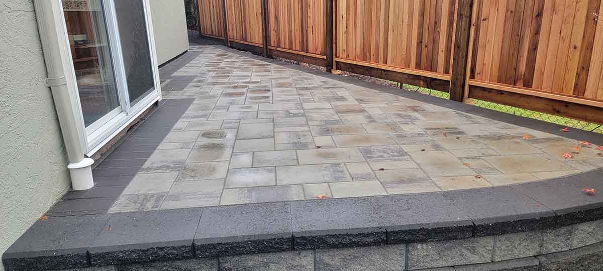 Abbotsford Backyard Paver Patio Reno 12
