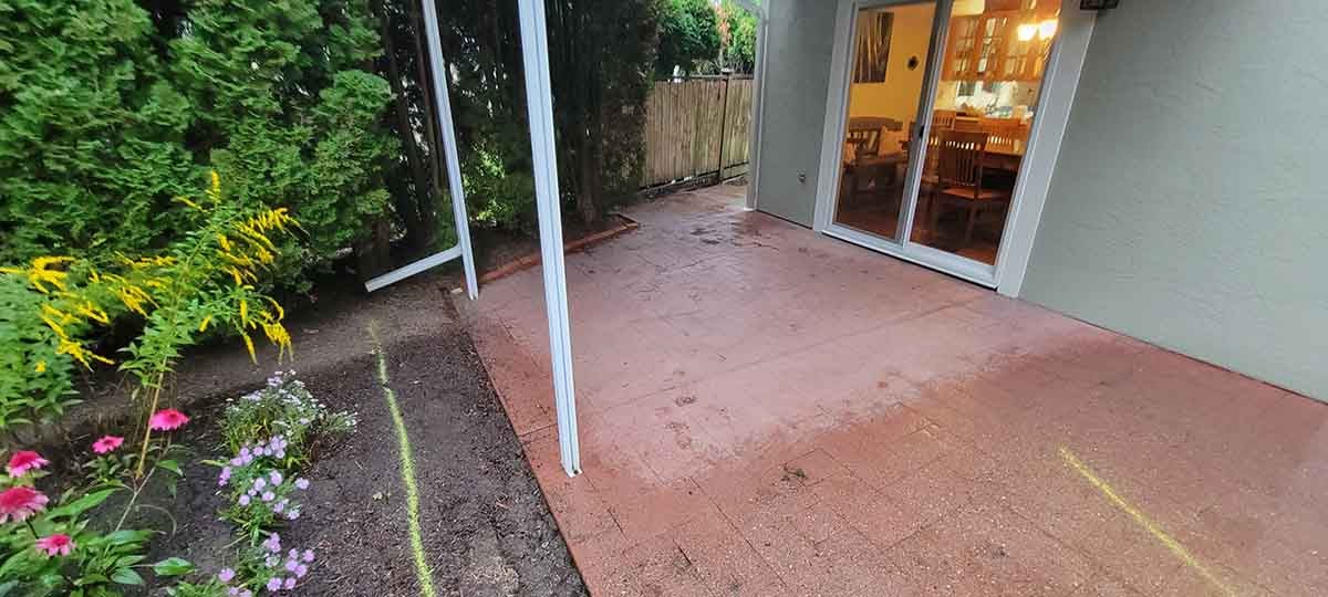 Abbotsford Backyard Paver Patio Reno 2
