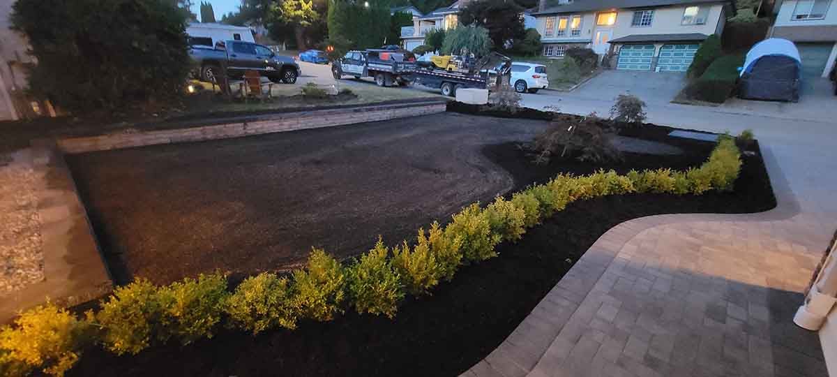 Abbotsford Front Yard Landscaping Project Photo 2