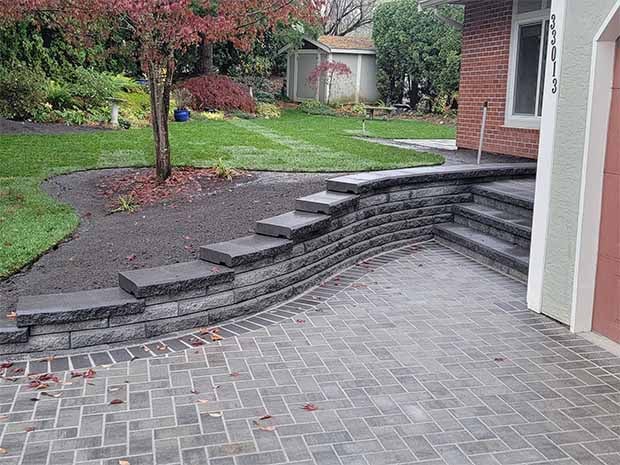 Abbotsford Paver Front Entrance