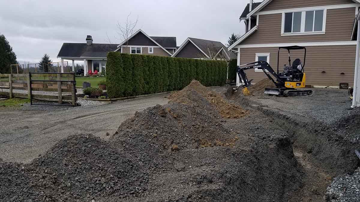 Abbotsford Utilities Excavation Photo 4