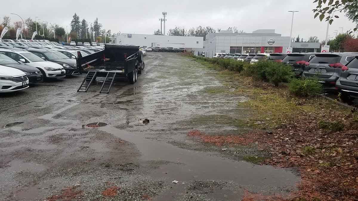 Abbotsford Volkswagen Gravel Parking Photo 2