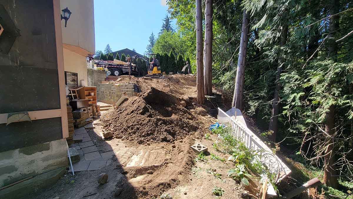 Abbotsford Yard Soil Excavation Photo 4