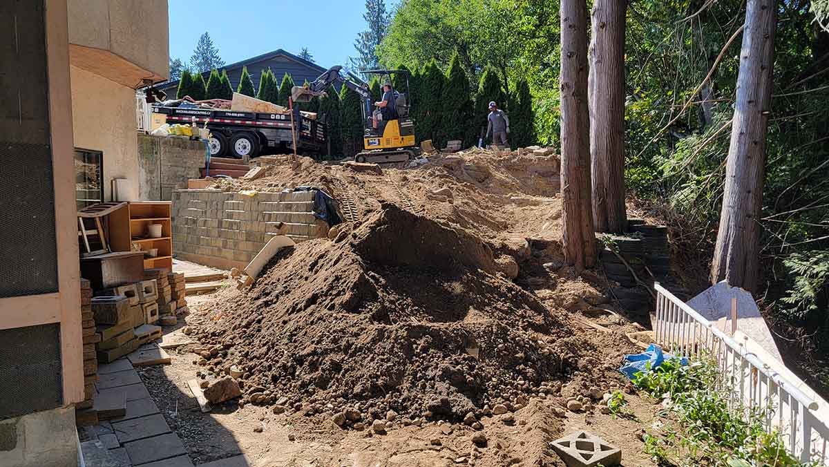 Abbotsford Yard Soil Excavation Photo 5