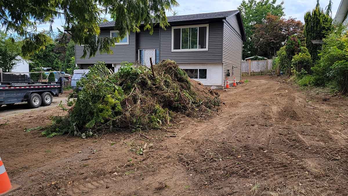 Aldergrove Yard Drain Installation Photograph 3