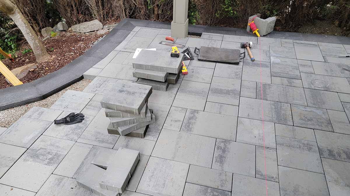 Getting Pavers Set