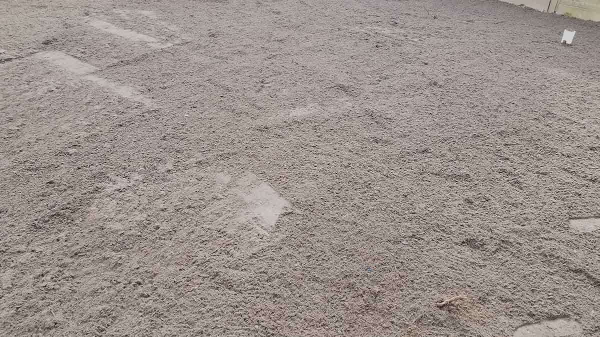 Backyard in Abbotsford French Drain Install 19