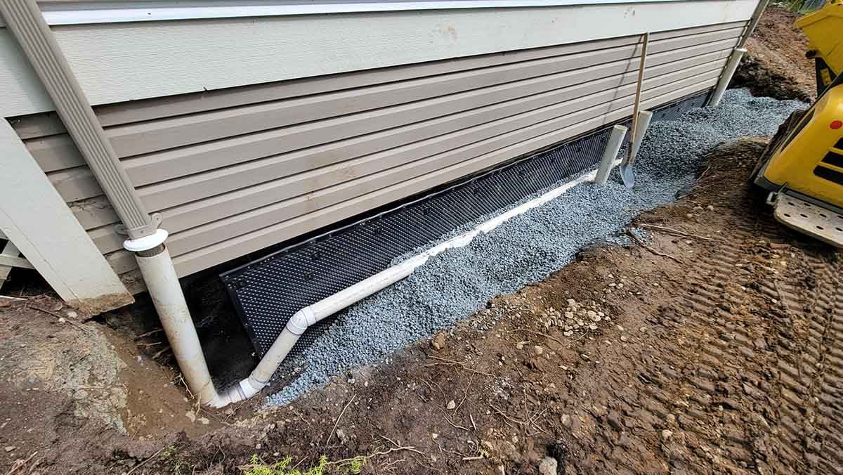 Chilliwack Perimeter Drain Install Photo 12