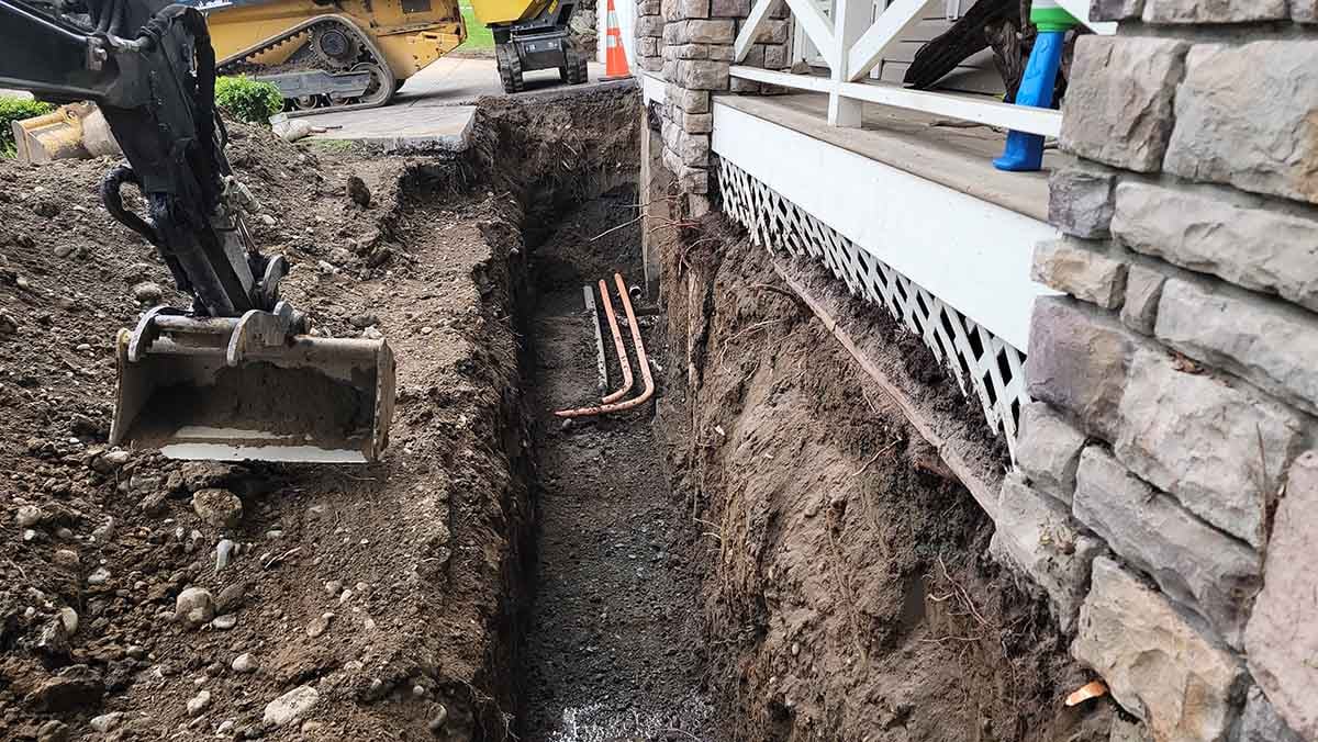 Chilliwack Perimeter Drain Install Photo 15