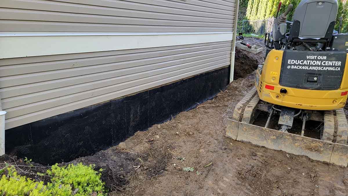 Chilliwack Perimeter Drain Install Photo 6