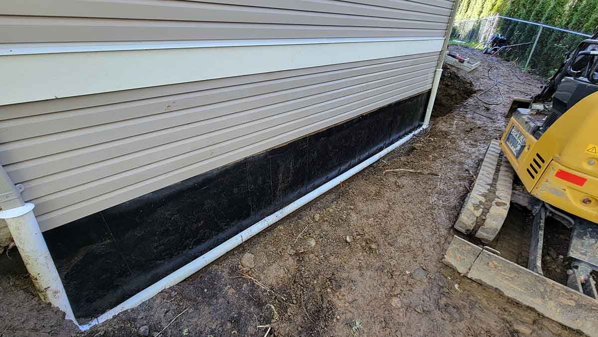 Chilliwack Perimeter Drain Install Photo 7