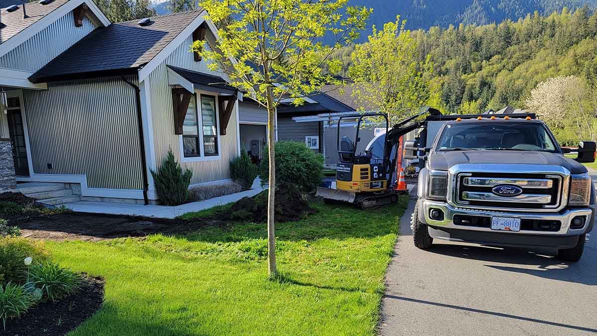 Cultus Lake Landscaping Project Photo 1