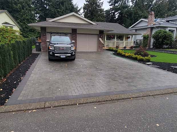 East Abbotsford Paver Driveway