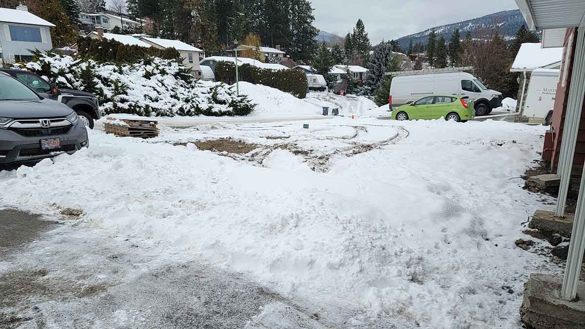 Kelowna Front Yard Landscaping Project Photo 2