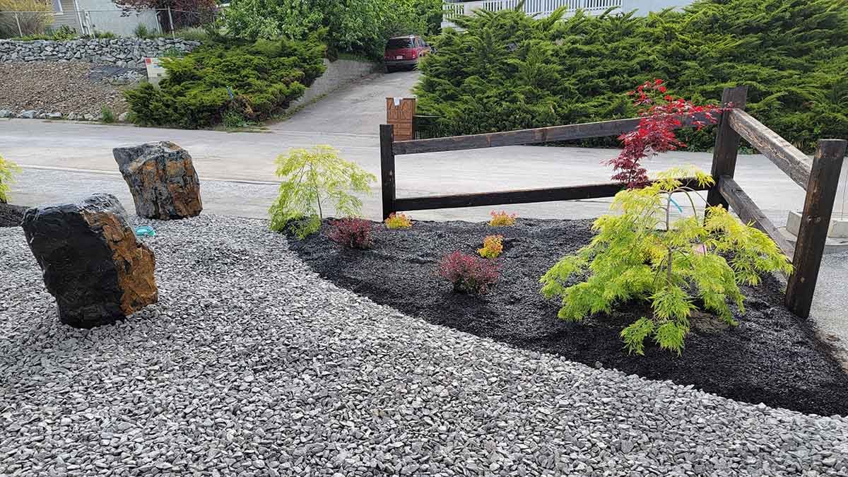 Kelowna Front Yard Landscaping Project Photo 8