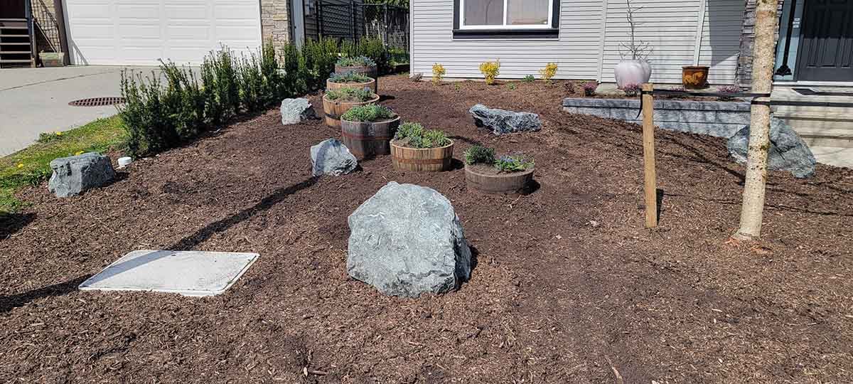 Landscaping Wine Barrel Yard Mission Photo 20