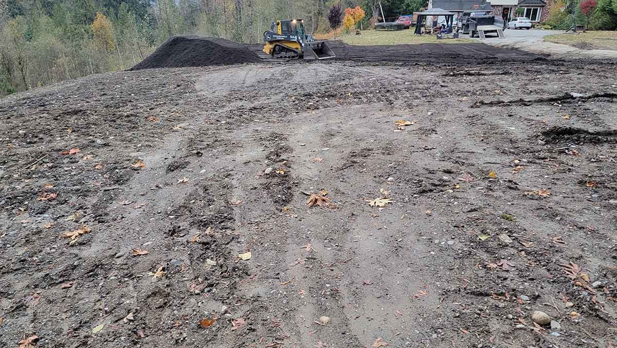 Mission BC Acreage Topsoil Project Photo 1