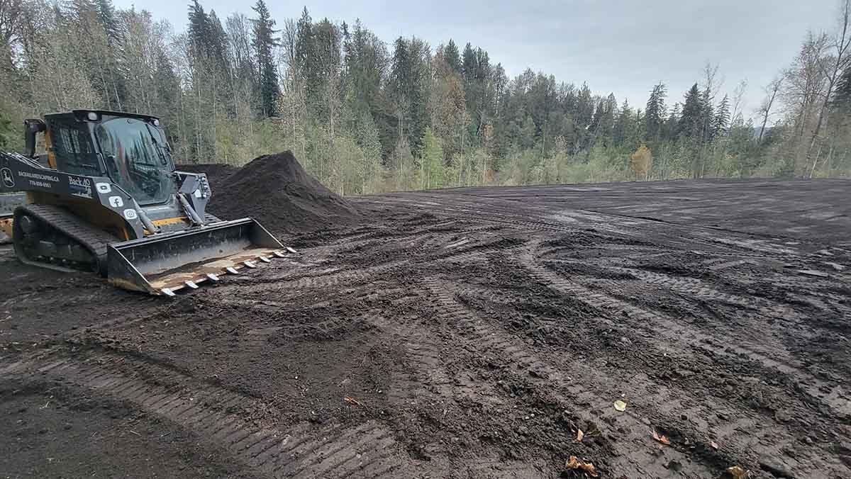 Mission BC Acreage Topsoil Project Photo 3