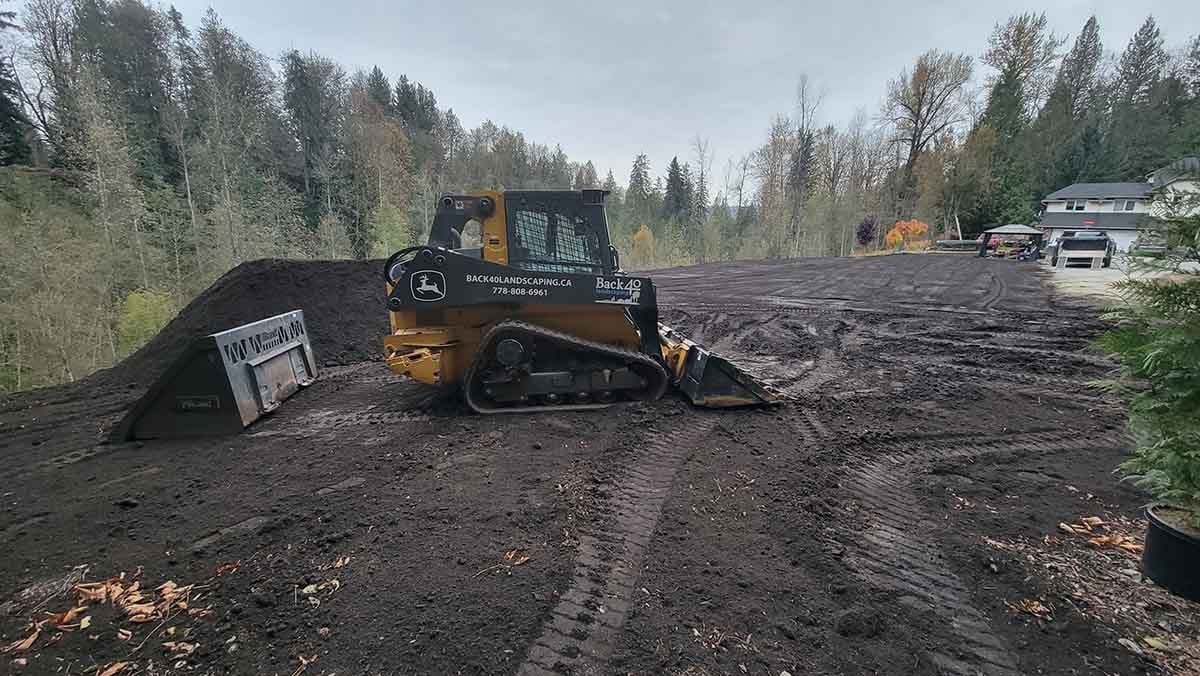 Mission BC Acreage Topsoil Project Photo 4
