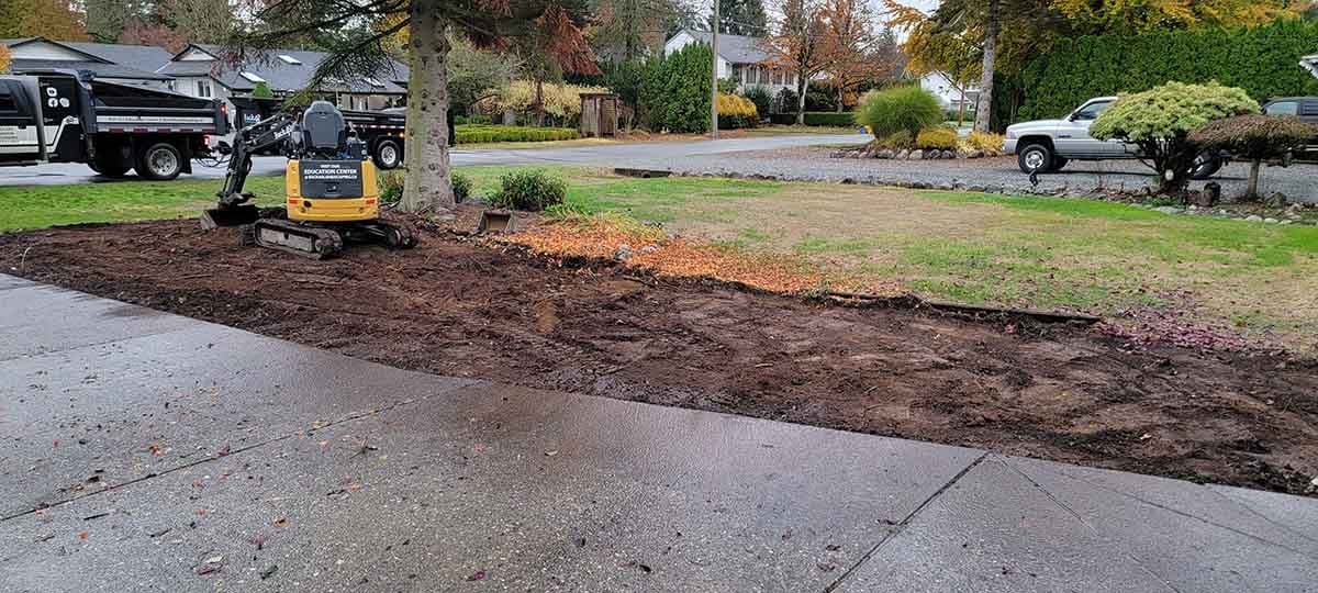 Excavating New RV Parking Pad Photo 2