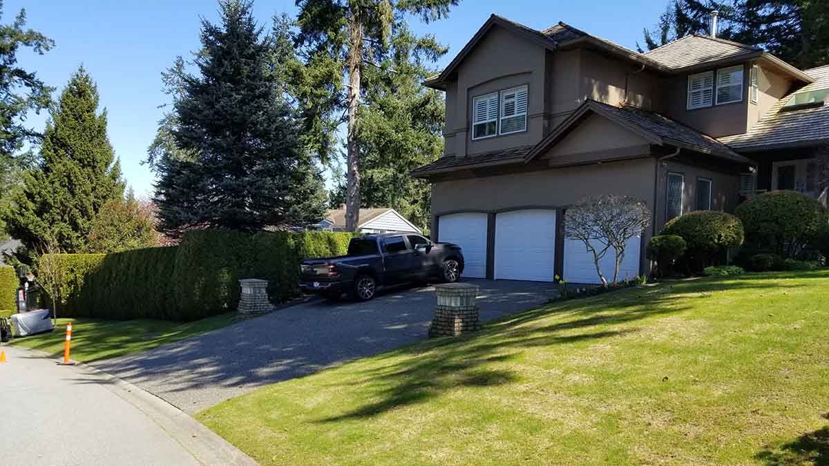 Excavation of Parking Space in Surrey BC Photo 1
