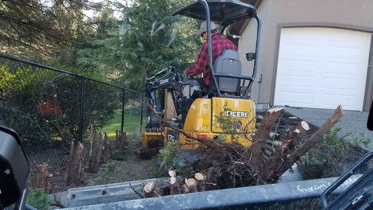 Excavation of Parking Space in Surrey BC Photo 3
