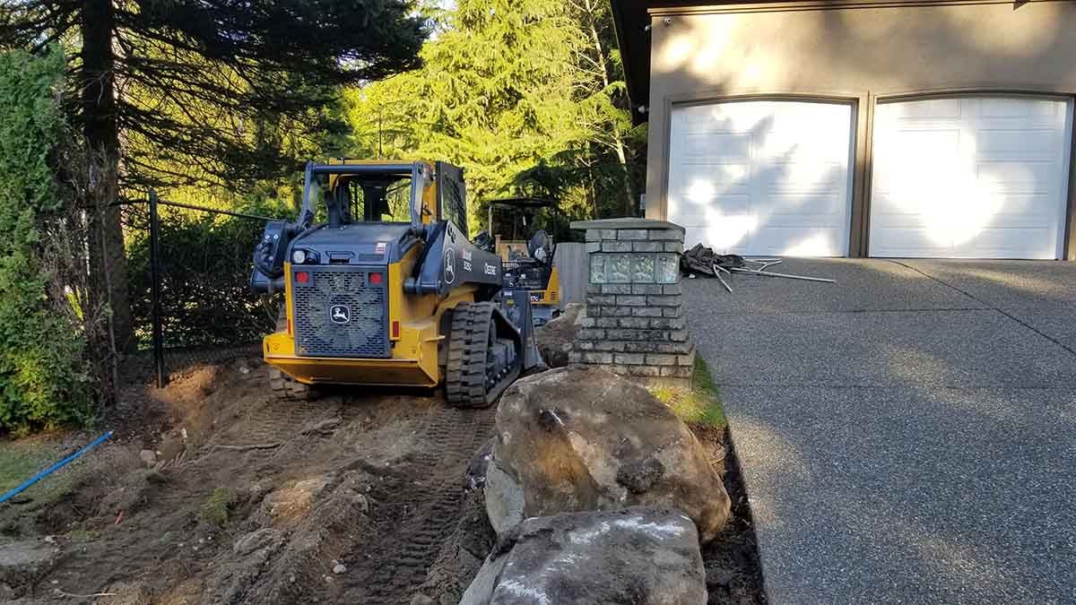 Excavation of Parking Space in Surrey BC Photo 6