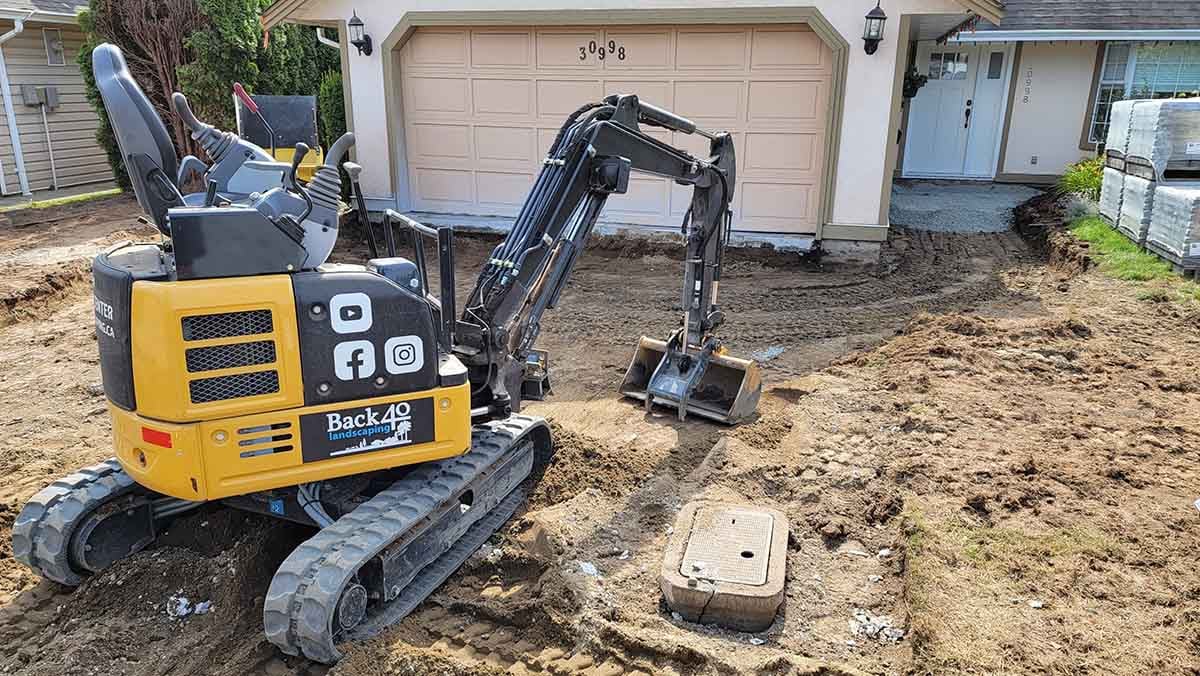 Paver Driveway Project in West Abbotsford 7