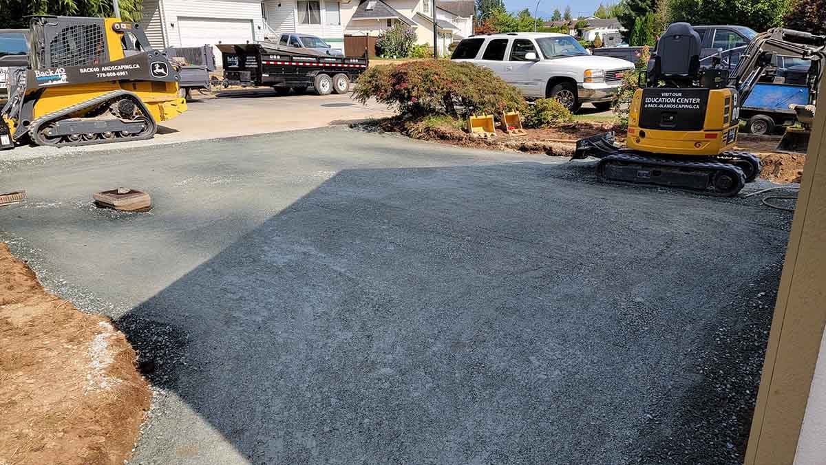 Paver Driveway Project in West Abbotsford 9