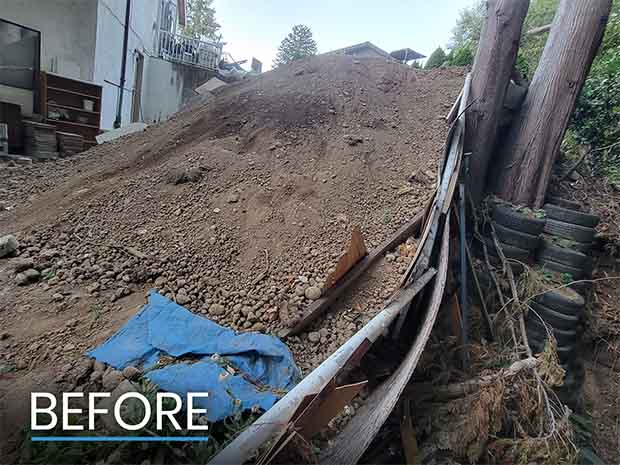 Before Abbotsford Yard Excavation Photo