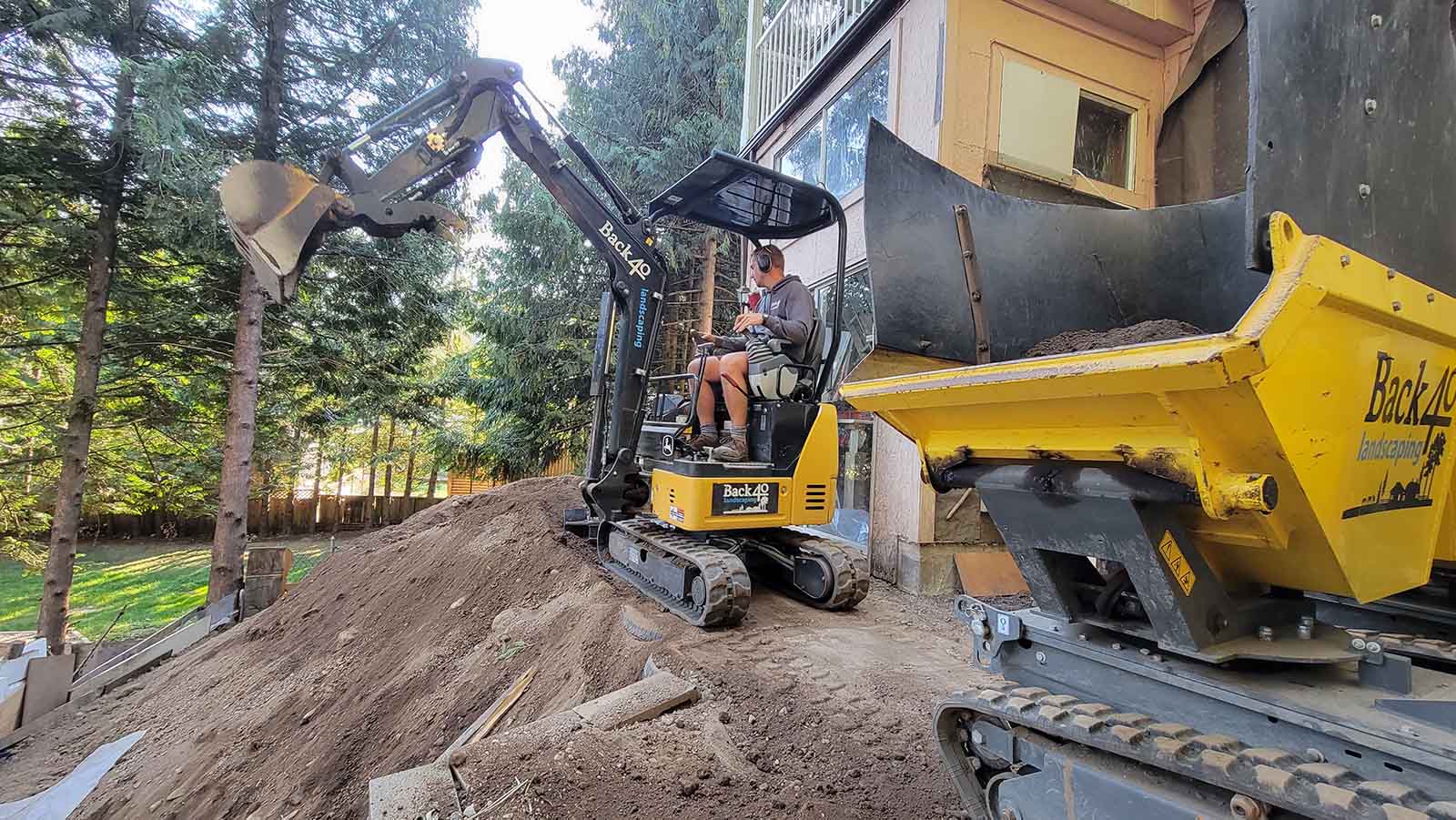 Abbotsford Yard Being Excavated