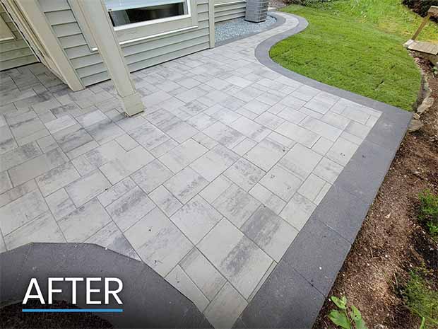 Auguston Paver Backyard After Auguston Paver Backyard After