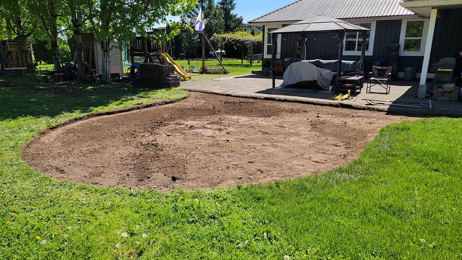 Bradner Fire Pit Landscaping