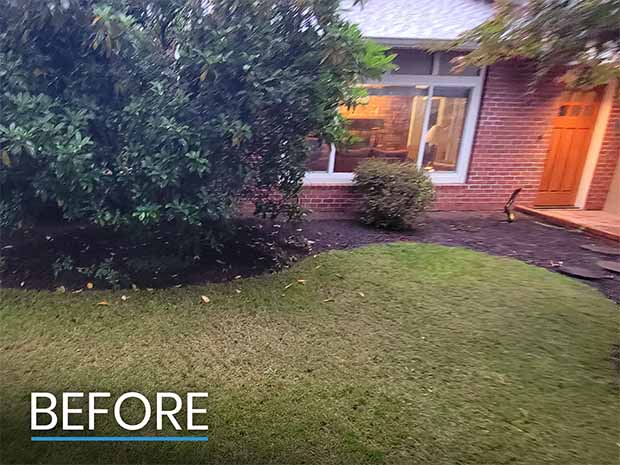 Before Perimeter Drain Install in Central Abbotsford