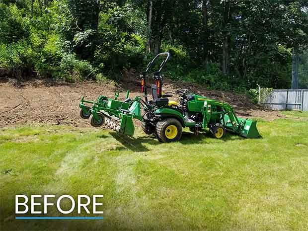 Before Landscaping Photo of Backyard in Abbotsford Before Landscaping Photo of Backyard in Abbotsford