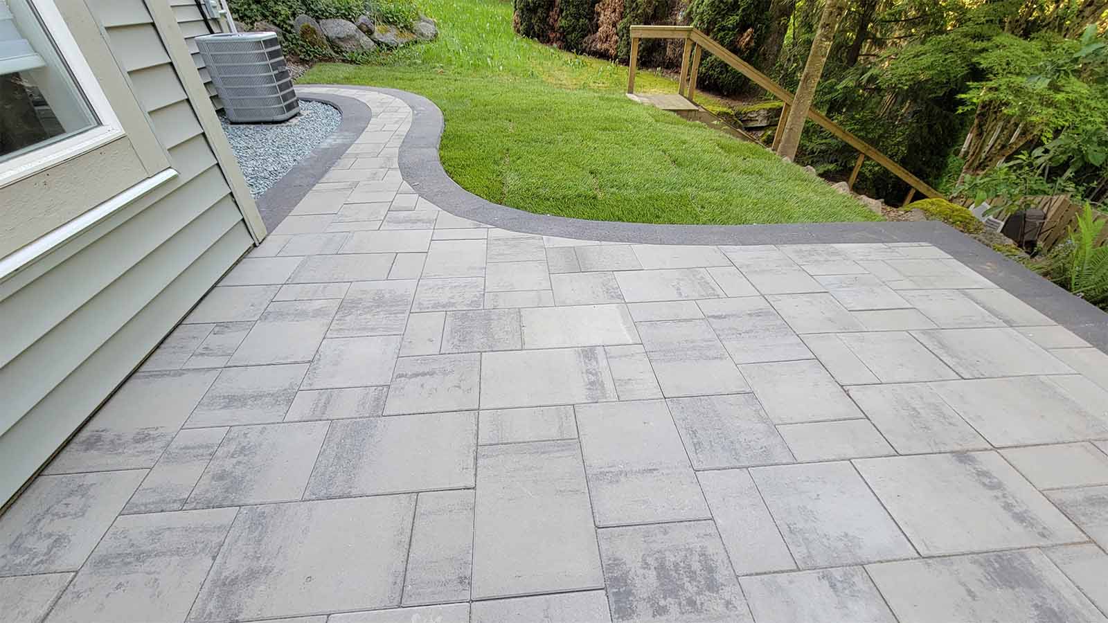 Finished Auguston Paver Backyard Finished Auguston Paver Backyard