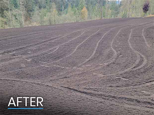 Mission Project After Soil Spread Out