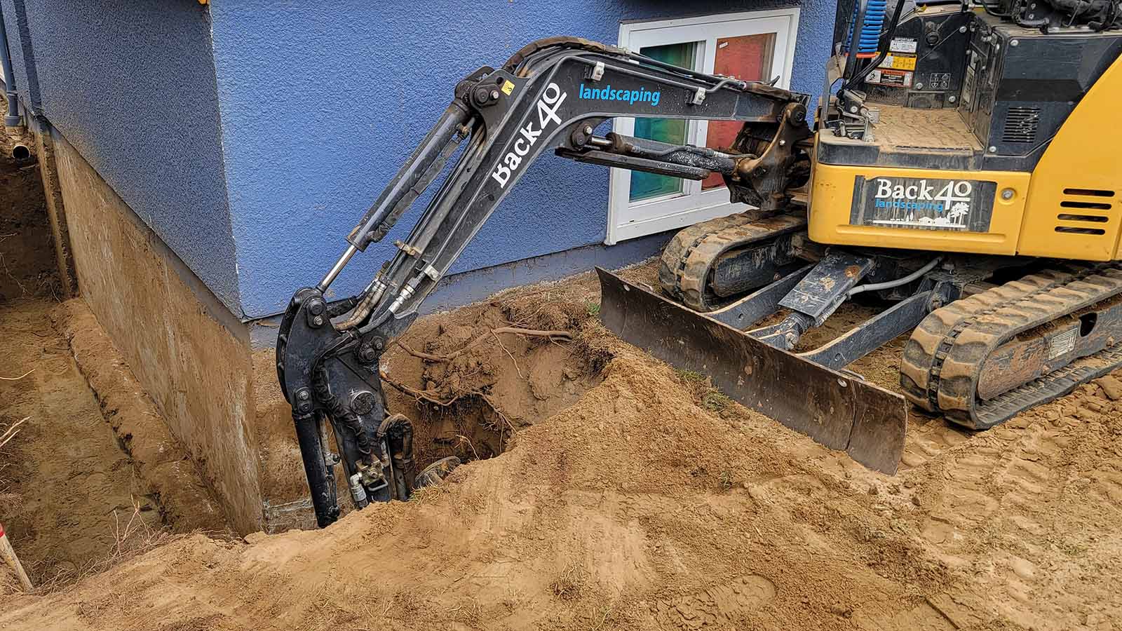 Perimeter Drain Under Development