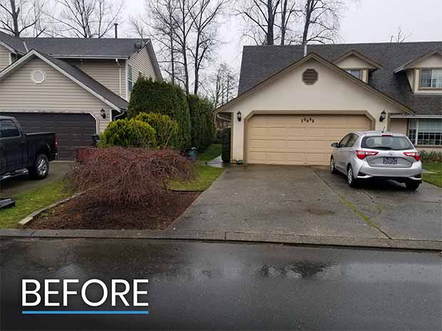 Before Photo of Driveway